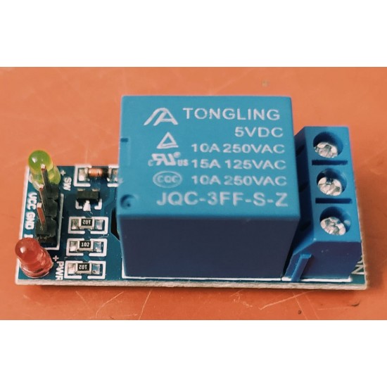 5V 1 Channel Relay Module Low Level Trigger Relay Board for Arduino ARM PIC AVR MCU with LED Indicator Light 