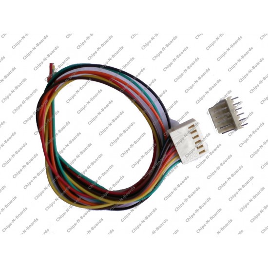 6 Pin Polarized Header Cable - Relimate Connectors