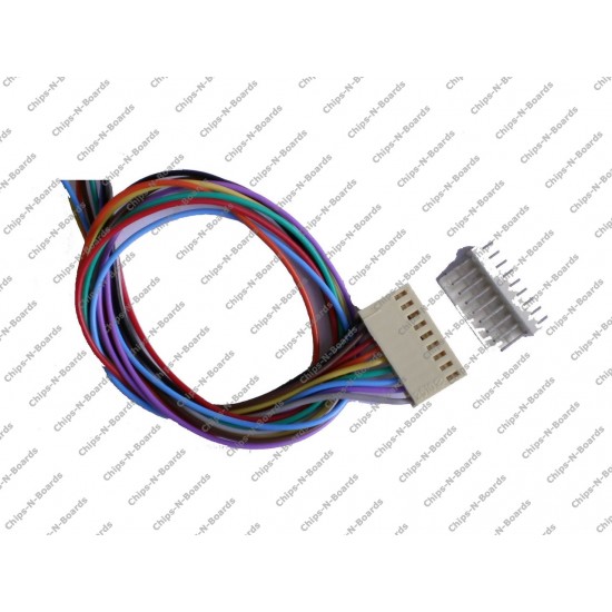 9 Pin Polarized Header Cable - Relimate Connectors