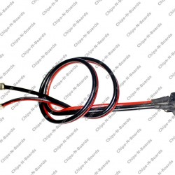 DC Socket to Battery Clip Connector Cable
