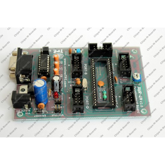 Atmel AVR -40 pin base board (microcontroller not included)