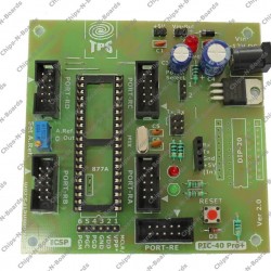 Microchip PIC 40 Pin DIP IC Development Board For 16f877a Alike