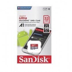 SanDisk Micro SD/SDHC 32GB Class 10 Memory Card (Up to 98MB/s Speed) for Raspberry Pi and Mobile