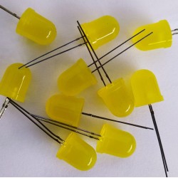 Yellow LED -10mm Round Shape Diffused