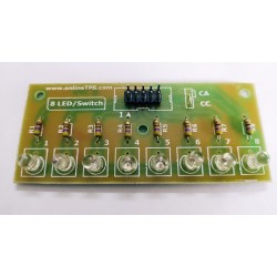 8x LED Array Module - Common Cathode Configuration for Enhanced Display Solutions