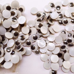 Wiggle Googly Eyes For Toy Project 5mm 8mm 10mm 12mm - 20Pcs Mixed Pack