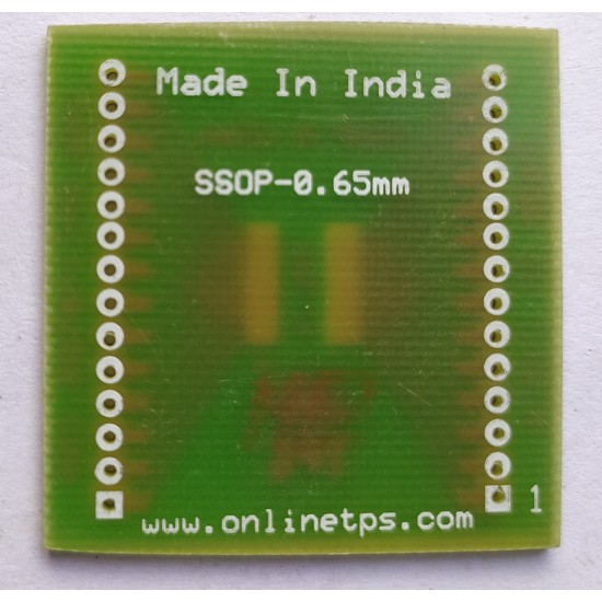 PCB for SSOP-25 Pitch 0.65MM 