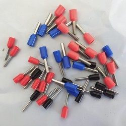 Mixed Generic Wire Crimp Connector Terminal Insulated Ferrule - Pack of 40 Pcs