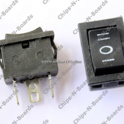 Switch Mini 3 Pin SPDT Switch - Center Off - Rocker - Lock Action