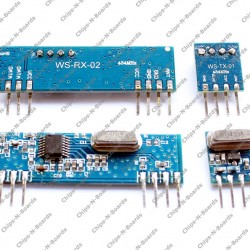 433MHz RF Transmitter Receiver Module Pair - Reliable Wireless Communication for IoT and Remote Control Applications