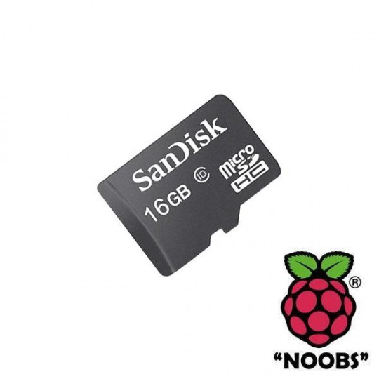 NOOBS Operating System for Raspberry Pi on 16GB Card