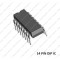 CD4012 - Dual 4-Input NAND Gate DIP