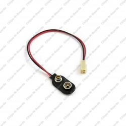 2 Pin Polarized Header Cable to 9V Battery Connector