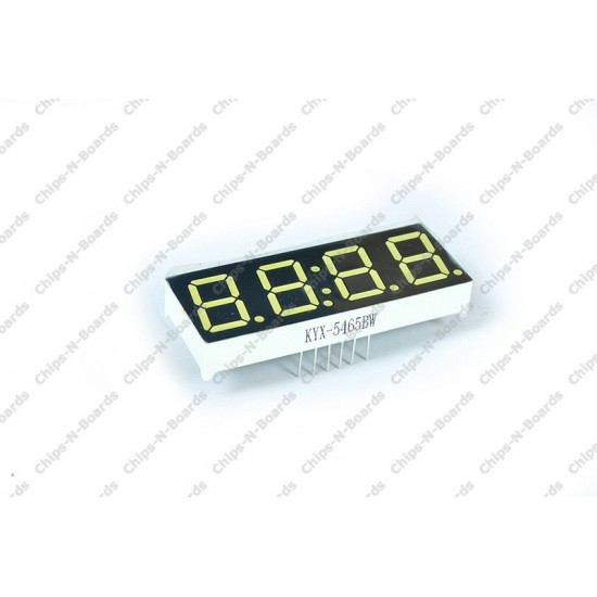 4-Digit Clock Seven Segment LED Display