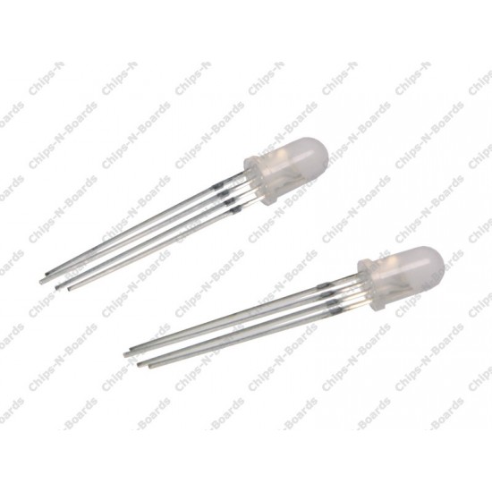 LED RGY Multicolor 5MM LED Diode Lights Common Anode 3 Color 4 pin Bright Lighting Bulb Lamps Electronics Components Indicator Light Emitting Diodes PACK OF 5PCS