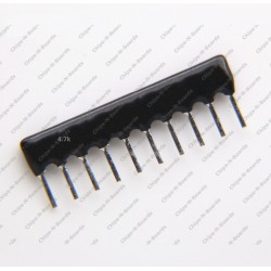 Resistance Network  4.7K ohm - 10 Pin - Pack of 5Pcs