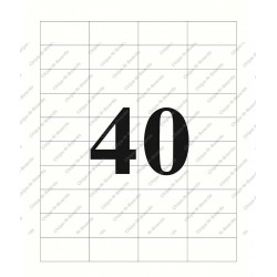 A4 label Sticker Paper ST40A4100,40 Label - 25pcs pack