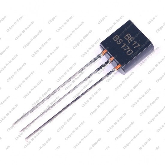 BS170 N-Channel MOSFET TO-92 Plastic Package