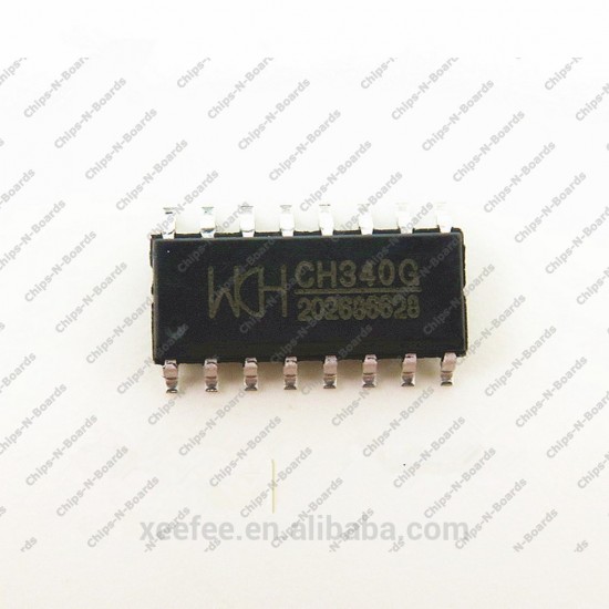 CH340G USB to TTL Serial Chip - SMD SOP16 Package, High-Speed Data Transmission