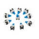Switch - Mini Push Switches - Non-Locking, (Camay Switch) Pack of 10pc