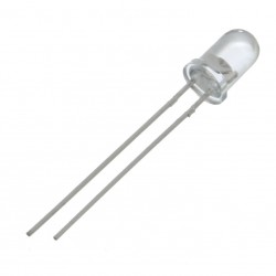 LED 5mm Clear Round Shape Bright LED 10 Pc Pack Light Emitting Diode