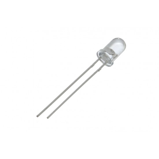 LED -5mm Clear Round Shape - pack of 10Pcs