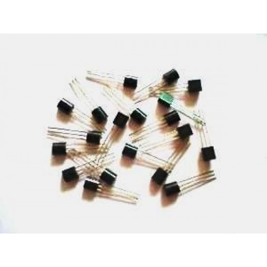 Mixed Transistor Pack of  50 Pcs - 5 pcs Each of - 2N3904  2N3906  BC547  BC548  BC557  BC558  BF494  BD139  BD140 S8050