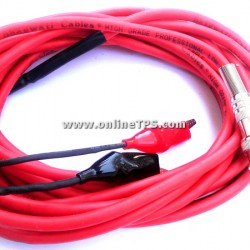 BNC Connector to Crocodile Clip Cable Length 5mtr