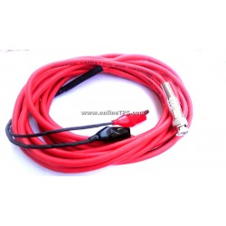 BNC Connector to Crocodile Clip Cable Length 5mtr