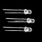 LED 3mm Clear Round Shape Bright LED 10 Pc Pack Light Emitting Diode 