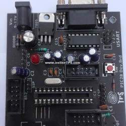 Microchip PIC 28 Pin DIP IC Development Board For 16f72 Alike