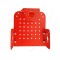 Chassis for Robot - Powder Coated Red 11.5cm X 10.5cm X4.5cm (For BO Motor also)
