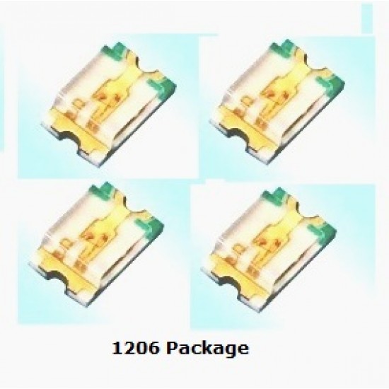 SMD LED Clear 1206 Package Pack of 10