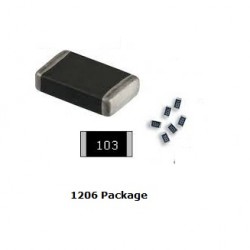 SMD Resistances 1/4 Watt 1% Tolerance - Pack of 10Pc, 1206 Package