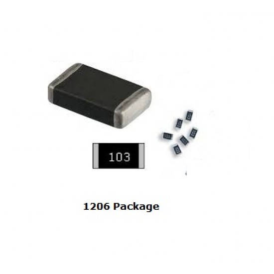 SMD Resistances 1/4 Watt Tolerance 5%  (pack of 10Pc) 1206 Package