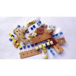 Mixed Polyester Film Box Capacitor Pack of - 50 pcs - 5pcs each of - 103J100V  223J100V 472J100V  224J100V  102J100V  68nj63v  1nJ100v  4n7j100v  474J100V  10nf